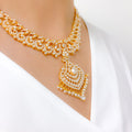 Grand Ornate Pearl Necklace Set