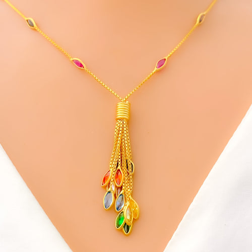 22k-gold-hanging-multi-color-cz-charm-necklace