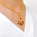 Vibrant Petite Multi-Gem Pendant Set