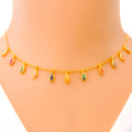 22k-gold-vibrant-marquise-cz-charm-necklace