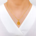 IN-STORE PROMO - 22k Gold Wire Pendant 3