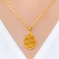 IN-STORE PROMO - 22k Gold Wire Pendant 3
