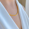 Thin Solid Rope Chain