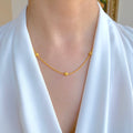 Simple Matte Gold Bead Chain
