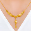 Stately Rajkort 22k Gold Necklace