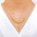 Stately Rajkort 22k Gold Necklace
