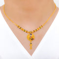 Magnificent Upscale Dome 22k Gold Necklace Set