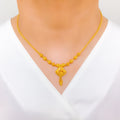 Dainty Lightweight 22k Gold Necklace Set