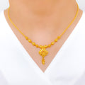 Dainty Lightweight 22k Gold Necklace Set