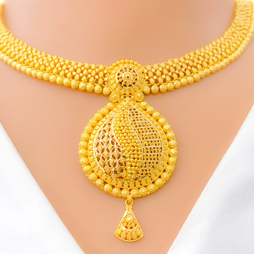 22k-gold-delightful-beaded-drop-necklace-set