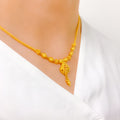 Dainty Lightweight 22k Gold Necklace Set