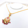 Vibrant Petite Multi-Gem Pendant Set