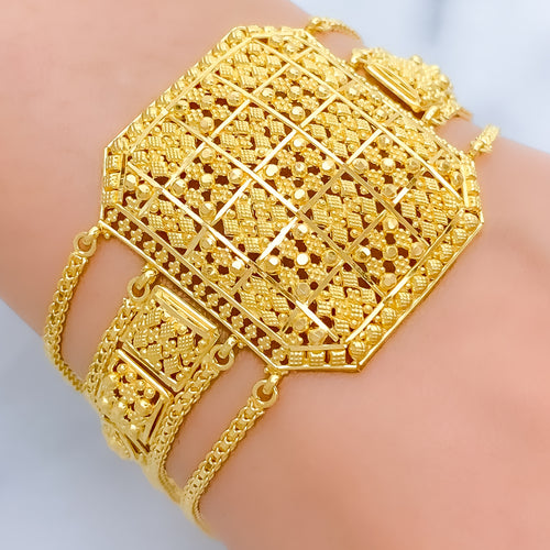 Ornate Decadent Statement Bracelet