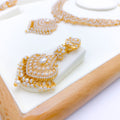 Grand Ornate Pearl Necklace Set