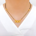 Evergreen Three Thali 22k Gold Mangalsutra