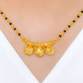 Evergreen Three Thali 22k Gold Mangalsutra