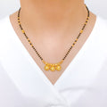 Refined Triple Star Thali 22k Gold Mangalsutra