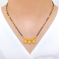 Refined Triple Star Thali 22k Gold Mangalsutra