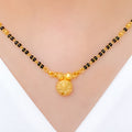 Chic Lightweight Thali 22k Gold Mangalsutra