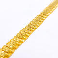 Luxe Geometric Men's 22k Gold Bracelet