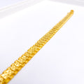Luxe Geometric Men's 22k Gold Bracelet