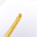 Luxe Geometric Men's 22k Gold Bracelet