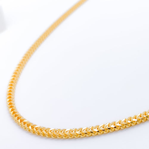 Thick Classic Fox 22k Gold Chain