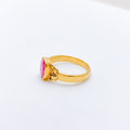 Solitaire Ruby Ring
