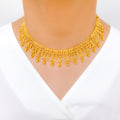 Palatial Layered Choker 22k Gold Set