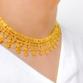 Palatial Layered Choker 22k Gold Set