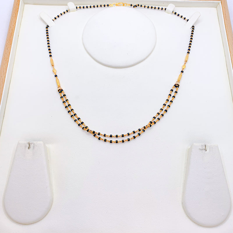 Dressy Dual Line Mangal Sutra Necklace