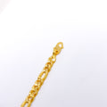 Bright Men's Link 22k Gold Bracelet