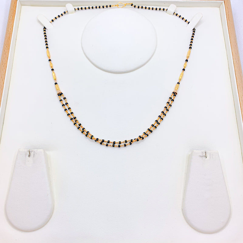 Double Line Mstura Necklace