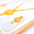 Sophisticated Hanging Chand 22k Gold Set