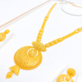 Sophisticated Hanging Chand 22k Gold Set