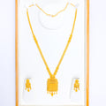 Classy Modern Long 22k Gold Set