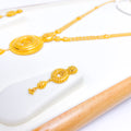 Ornate Dome Long 22k Gold Set