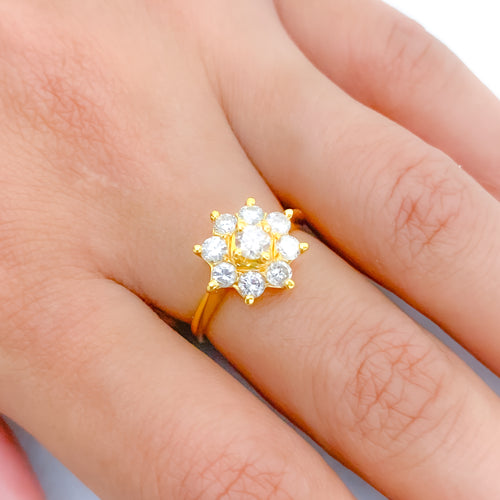 Floral Diamond Ring