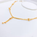 Dressy Double Chain Hanging Necklace
