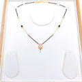Pear Shaped CZ Accented CZ Necklace