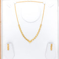 Trendy Heart 22k Gold Adorned Necklace Set