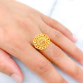 Special Blooming Sunflower 22k Gold Ring