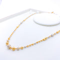 Glistening Two-Tone Necklace Set
