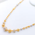 Glistening Two-Tone Necklace Set