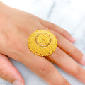 Posh Dome 22k Gold Statement Ring