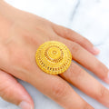 Classy Multi-Tier Adjustable Dome Ring