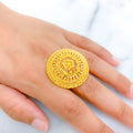 Traditional Medium 22k Gold Dome Ring
