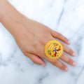 Majestic Vibrant Peacock 22k Gold Ring