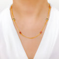 Three-Color 18" Necklace