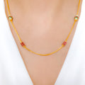 Three-Color 18" Necklace
